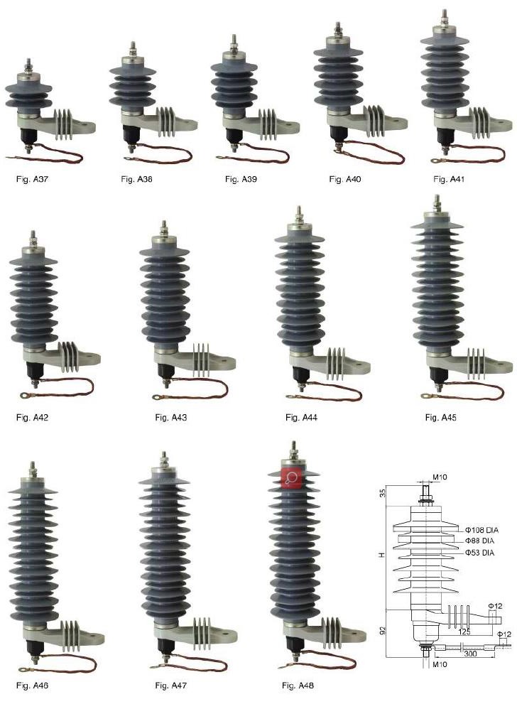 11kV Polymer Housing Metal-oxide Surge Arrester